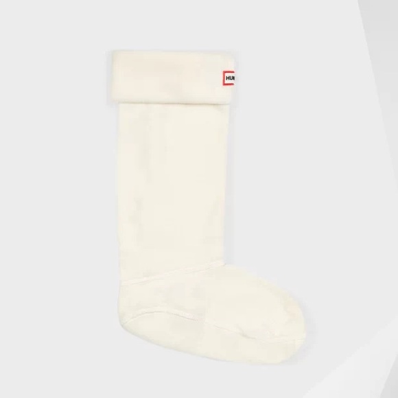 cream hunter boot socks